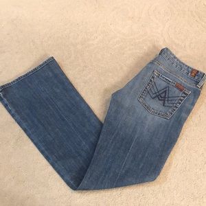 7 for all mankind “A” pocket Sz 30 Jeans. Medium wash. 💥GUC!💥
